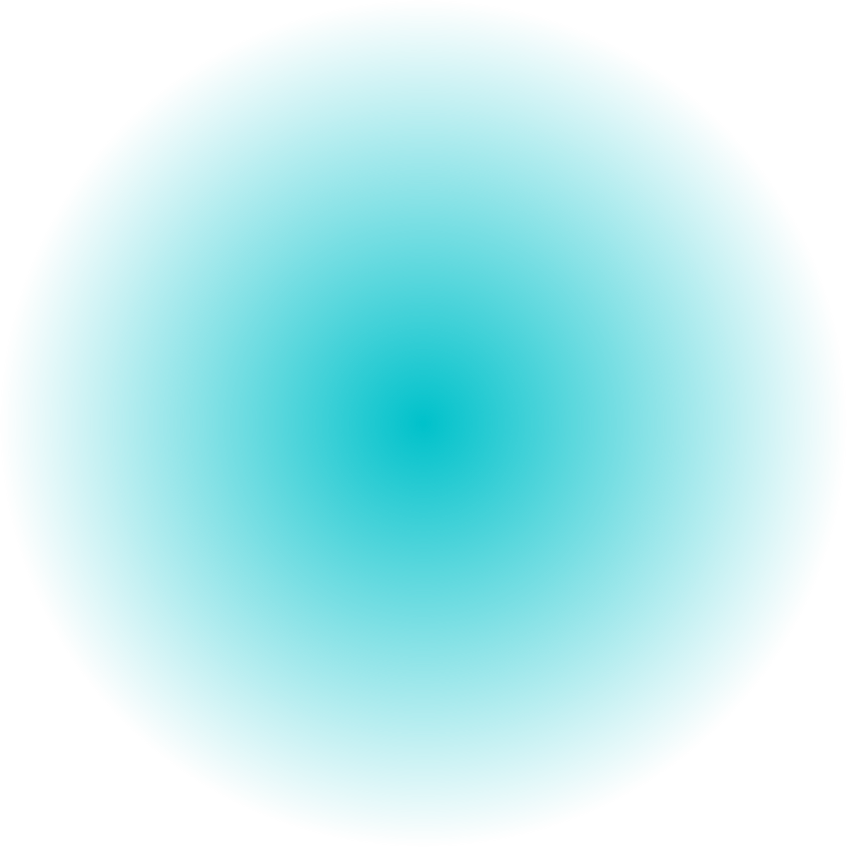 Light blue blur circle. Neon round frame. Shining circle ban