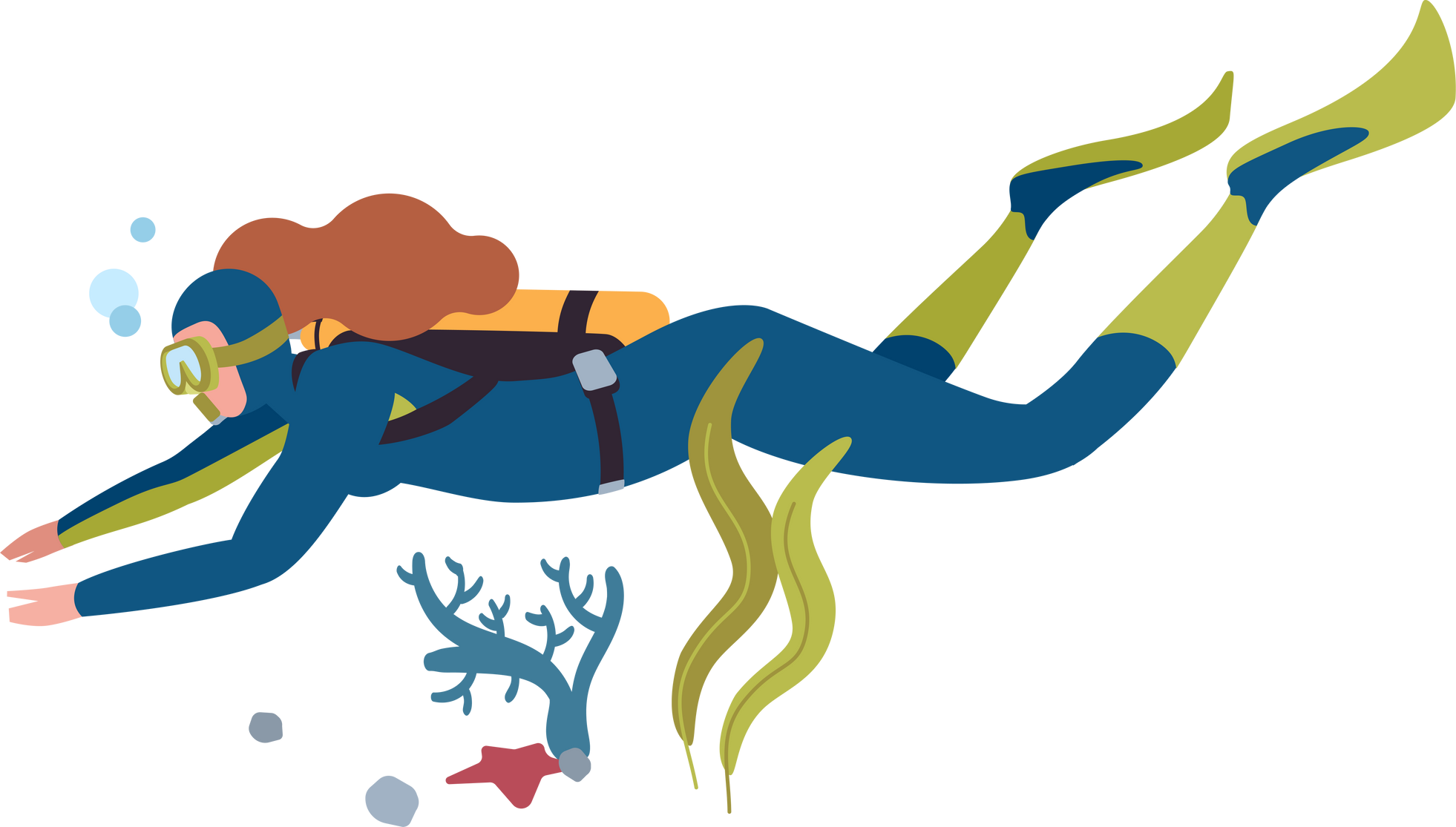 Scuba Diving  Illustration