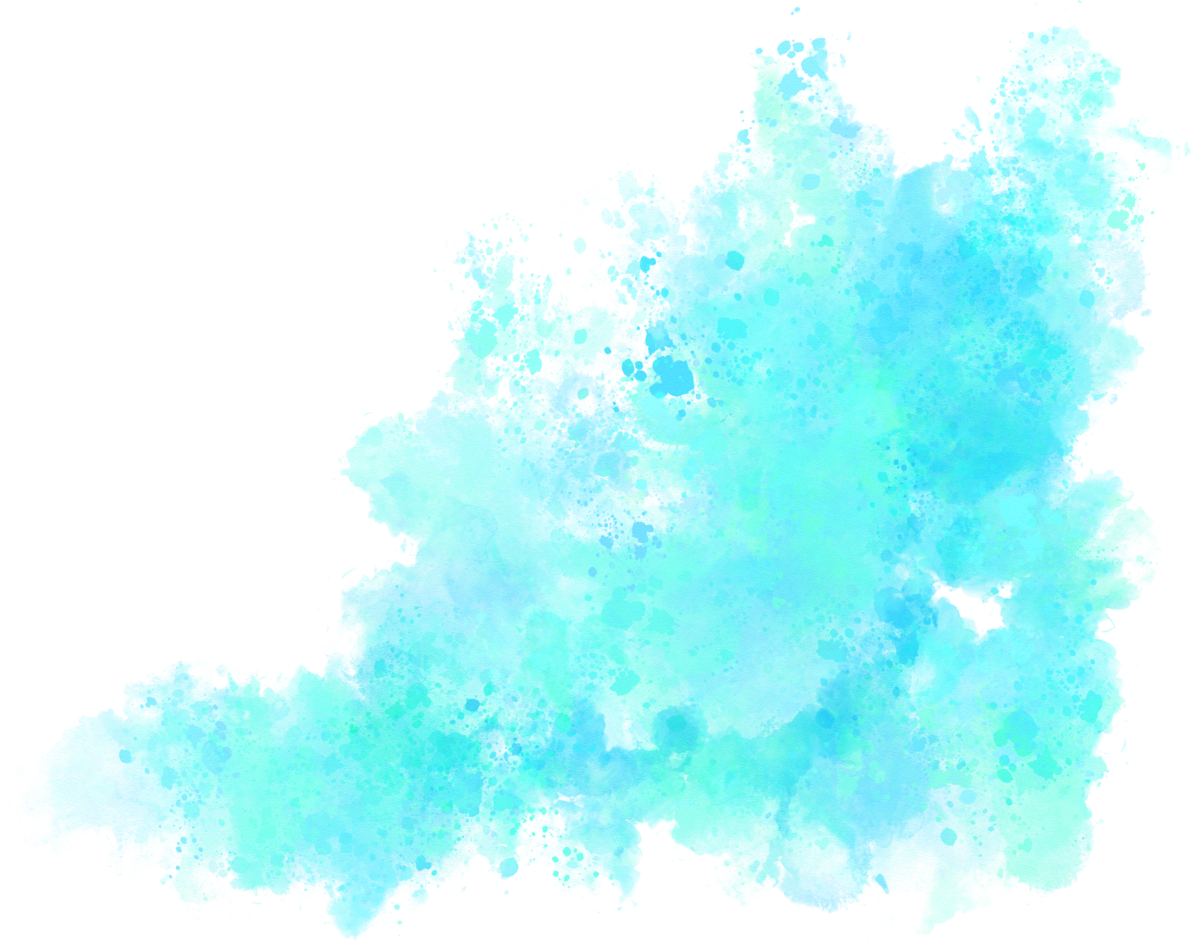 Blue Green Watercolor Corner Border Texture