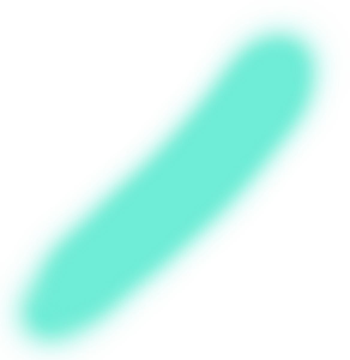 Teal Abstract Shape Glow
