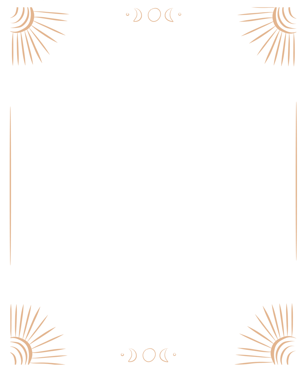Astrological Frame Illustration